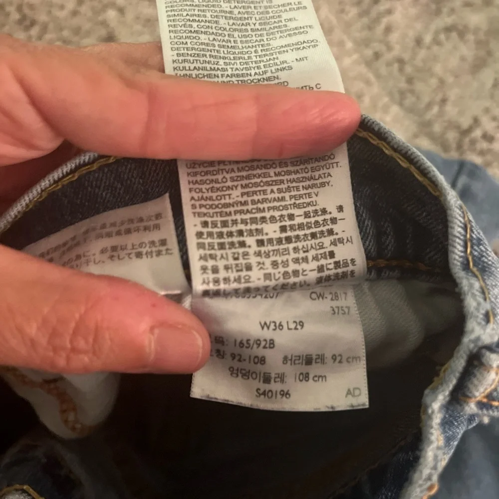 Levi’s 505 men’s 36x29 jeans